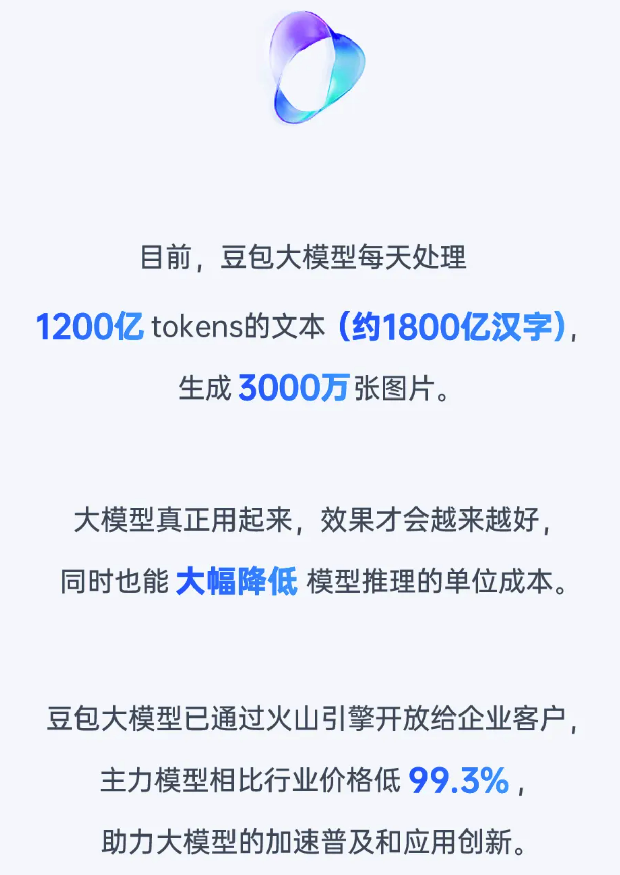 豆包视觉理解模型价格降至0.003元/千Tokens|界面新闻 · 快讯